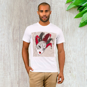 Mardi Gras Carnival Mask Mens T - Shirt