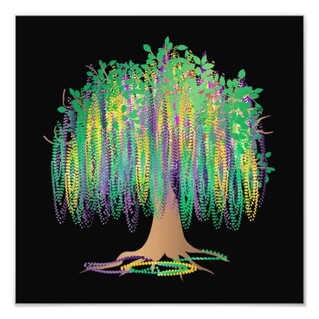 Mardi Gras Carnival Mexikanisch Fotodruck (Vorne)