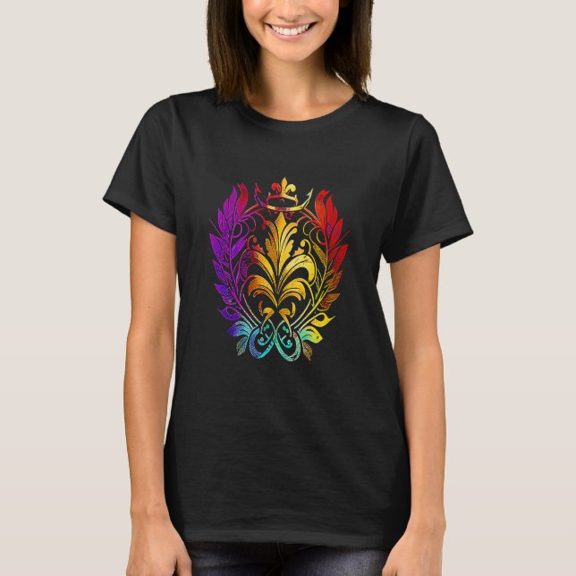 Mardi Gras Carnival parade with beads party and ma T-Shirt (Vorderseite)