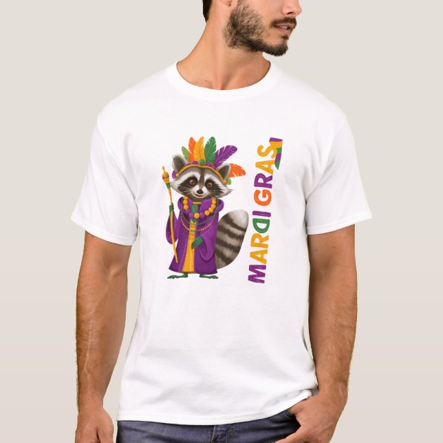 Mardi Gras Carnival Party Spirit T-Shirt (Vorderseite)