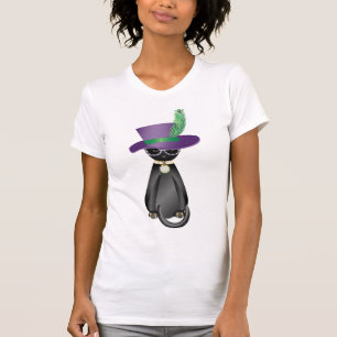 Mardi Gras Cat T - Shirt