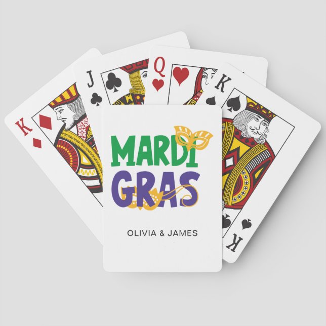 Mardi Gras Classic Playing Cards Spielkarten (Rückseite)
