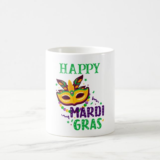 Mardi Gras Coffee Tasse (Mittel)