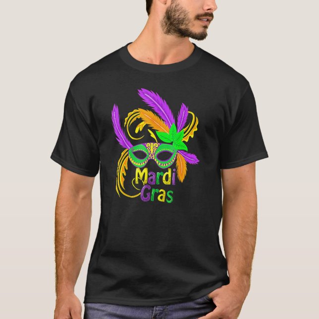 Mardi Gras Cool Pancake Tuesday Holiday Funny_2 T-Shirt (Vorderseite)