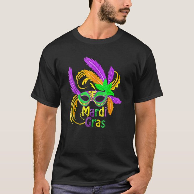 Mardi Gras Cool Pancake Tuesday Holiday Funny Gift T-Shirt (Vorderseite)