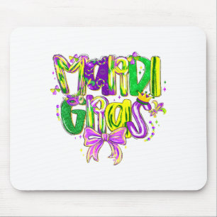 Mardi Gras Coquette Bogen Festival New Orleans Fle Mousepad
