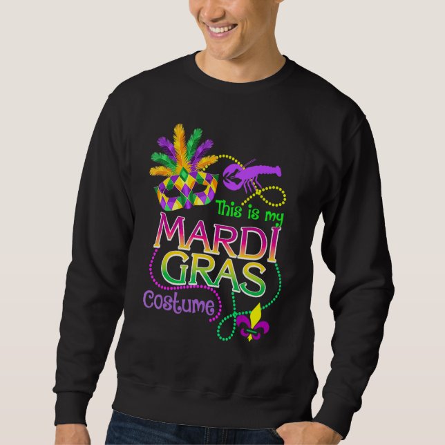 Mardi Gras Costume It's a Mardi Gras Thing Beads a Sweatshirt (Vorderseite)