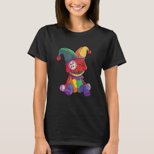 Mardi Gras Costume Voodoo Doll Jester Hat Carnival T-Shirt