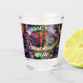 Mardi Gras Crawdaddy Schnapsglas