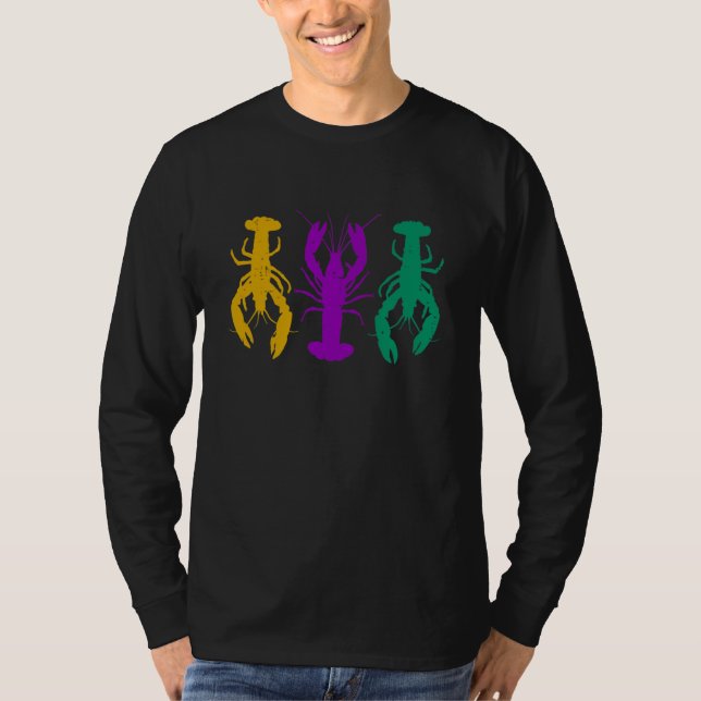 Mardi Gras Crawfish Happy Mardi Gras 2023 Matching T-Shirt (Vorderseite)
