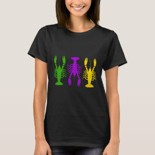 Mardi Gras Crawfish Jester Perle New Orleans Junge T-Shirt