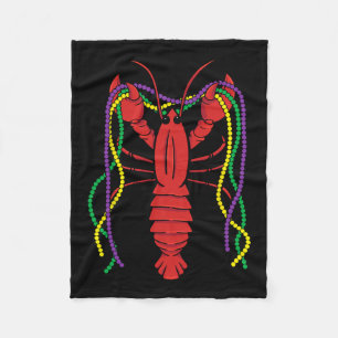Mardi Gras Crawfish Kostüm Karneval Kräuterzelte Fleecedecke