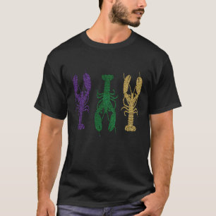 Mardi Gras Crawfish Mardi Gras Carnival Party Fes T-Shirt