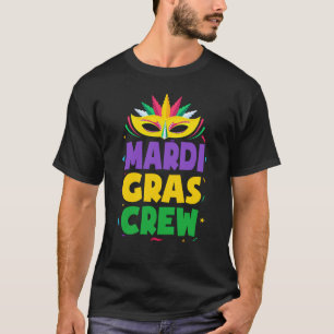 Mardi Gras Crew New Orleans Parco Tassino T-Shirt