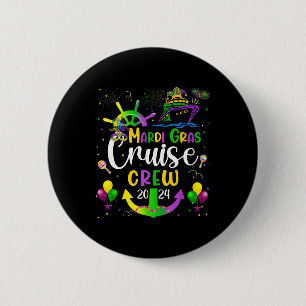 Mardi Gras Cruise 2024 Schifffamilie Matching Trip Button