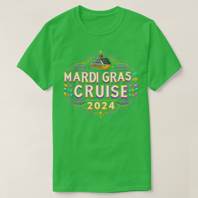 Mardi Gras Cruise 2024 TShirt - 1 (Design vorne)