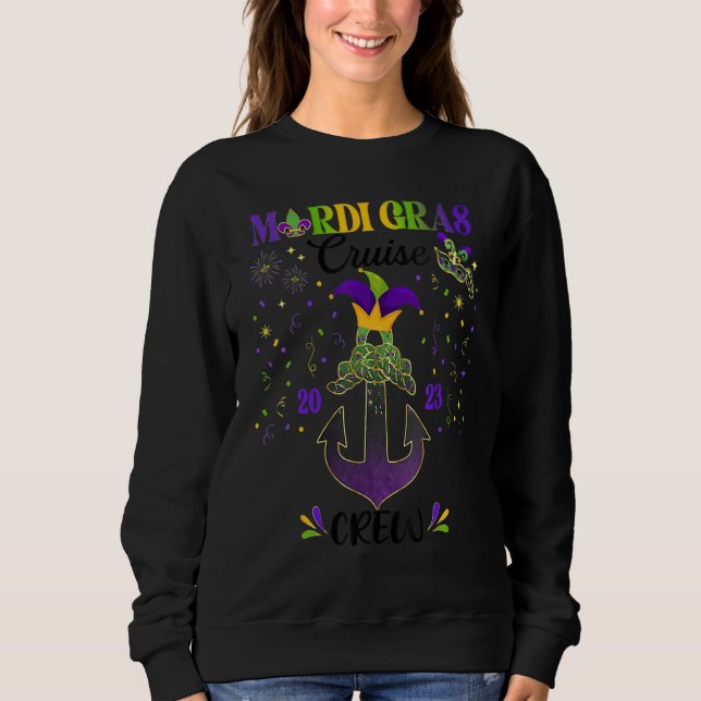 Mardi Gras Cruise Carnival Trip Sweatshirt (Vorderseite)