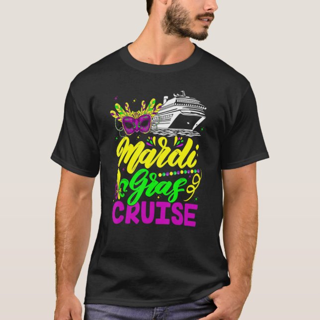 Mardi Gras Cruise Carnivals Party Matching Group F T-Shirt (Vorderseite)