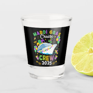 Mardi Gras Cruise Crew 2025 Matching Schnapsglas
