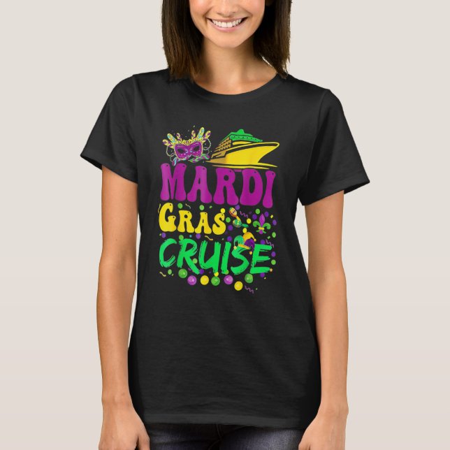 Mardi Gras Cruise Cruising New Orleans Party Costu T-Shirt (Vorderseite)