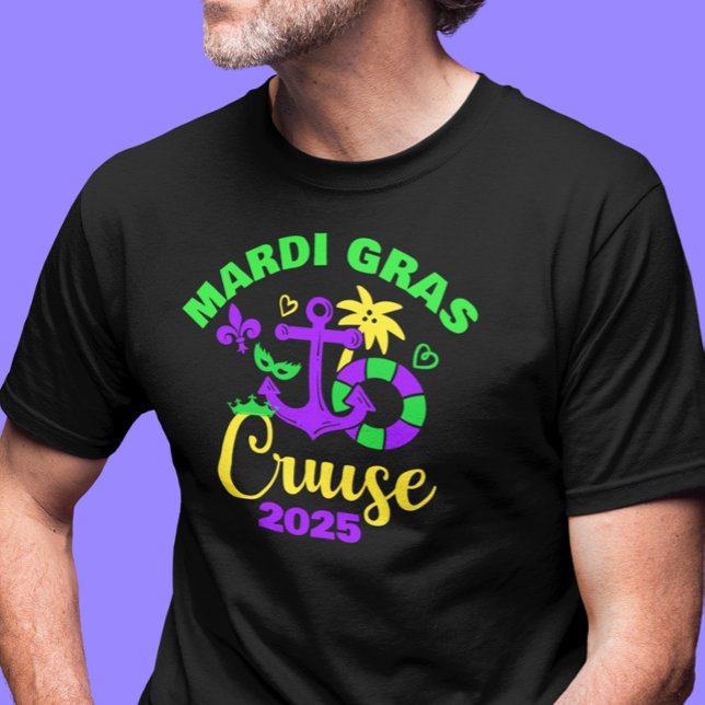 Mardi Gras Cruise Custom Year T-Shirt (Von Creator hochgeladen)