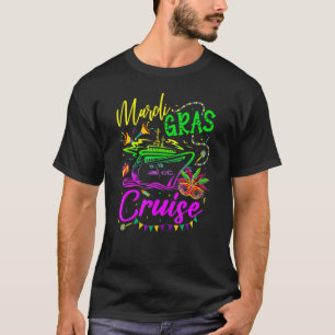 Mardi Gras Cruise Mask Party T-Shirt