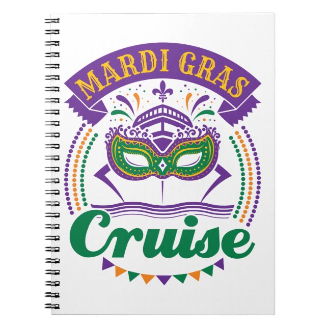 Mardi Gras Cruise Notizblock (Vorderseite)