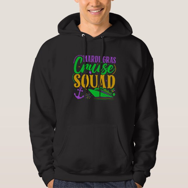 Mardi Gras Cruise Squad Carnival Family Vacation P Hoodie (Vorderseite)