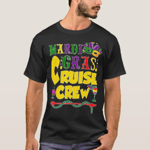 Mardi Gras Cruise Squad Karneval Kostüm Celebrati T-Shirt