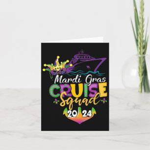 Mardi Gras Cruise Squad Karte