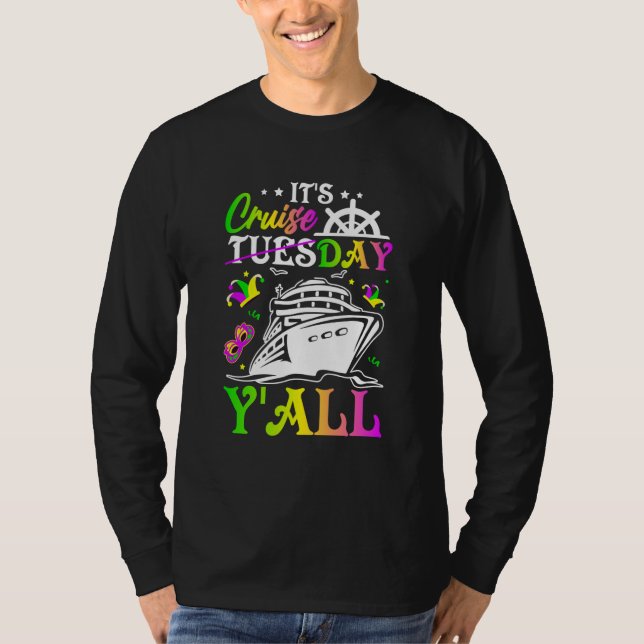 Mardi Gras Cruiseday Y'all celebrations parade par T-Shirt (Vorderseite)