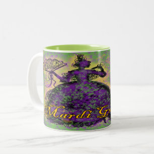 Mardi Gras Dance Zwei-Tone-Tasse Zweifarbige Tasse