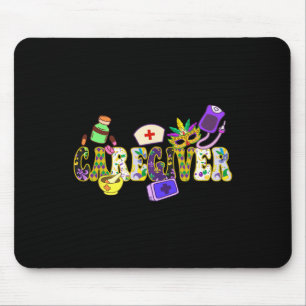 Mardi Gras Day Caregier New Orleans Nursing Festi Mousepad