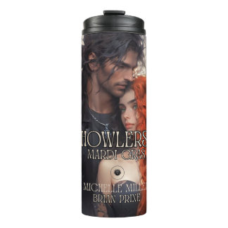 Mardi Gras der Howlers Thermosbecher