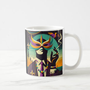 Mardi Gras Der rauchende Mann Kaffeetasse