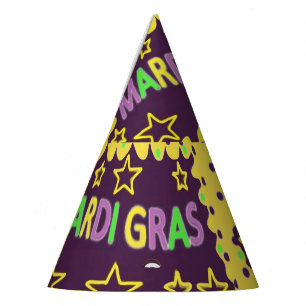Mardi Gras Design Partyhütchen