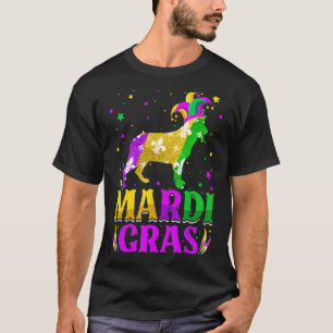 Mardi Gras Deutsch Langhaariger Hund Liebhaber Kar T-Shirt