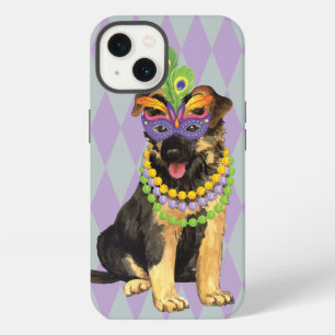 Mardi Gras Deutscher Schäferhund iPhone 13 Hülle