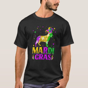 Mardi Gras Deutscher Schäferhund Liebhaber Karneva T-Shirt