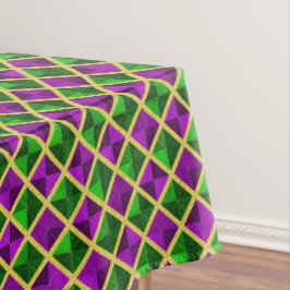 Mardi Gras Diamant Tischdecke
