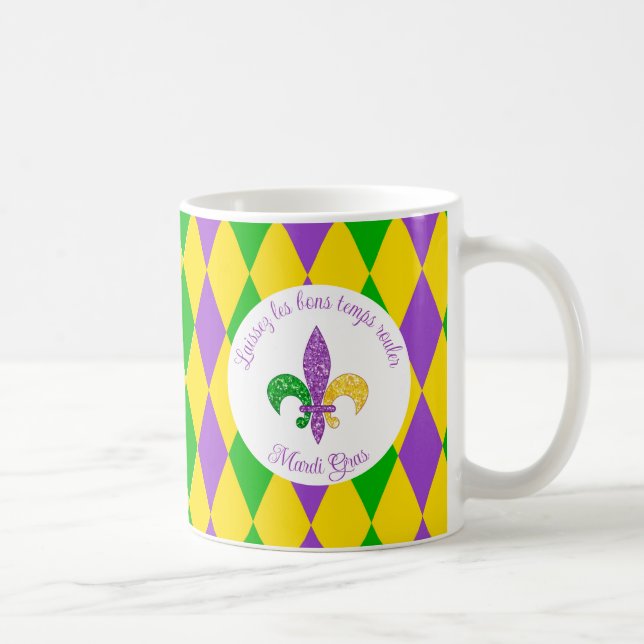 Mardi Gras! Die Tasse "Gute Zeiten" gelassen (Rechts)