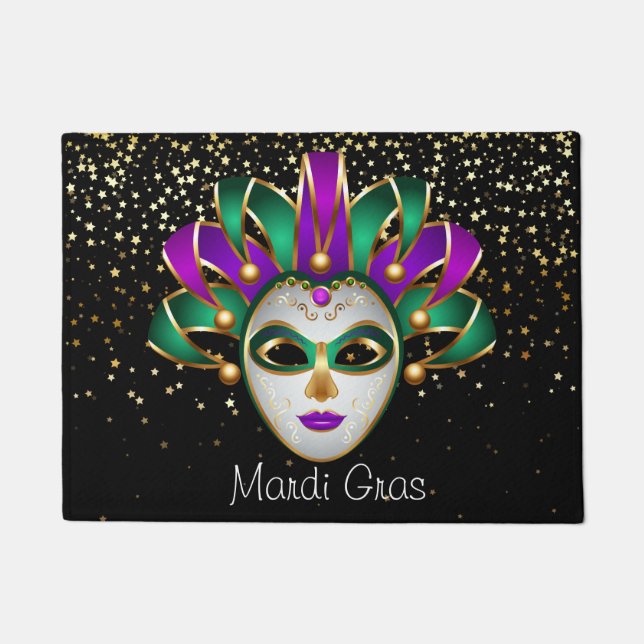 Mardi Gras Doormat Fußmatte (Vorderseite)