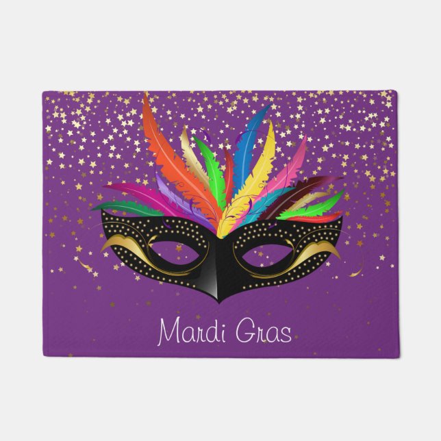 Mardi Gras Doormat Fußmatte (Vorderseite)