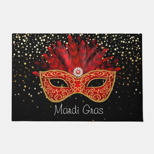 Mardi Gras Doormat Fußmatte (Vorderseite)