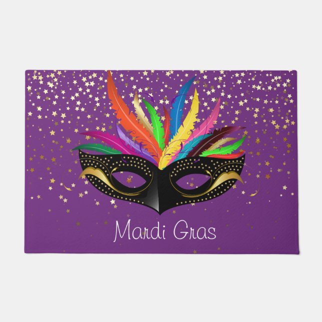 Mardi Gras Doormat Fußmatte (Vorderseite)
