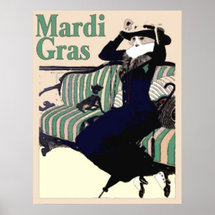 Mardi Gras Dress Up Poster