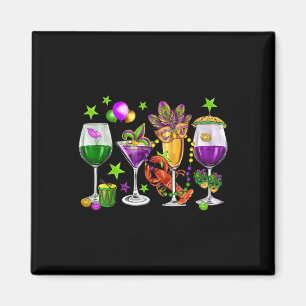 Mardi Gras Drinks New Orleans Neue Eisenbahnlinie  Magnet