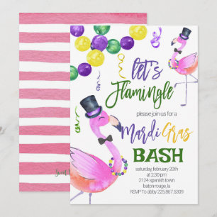 Mardi Gras Einladung