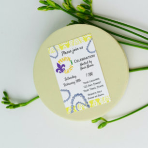 Mardi Gras Einladung