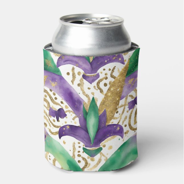 Mardi Gras Farben Cooler Dosenkühler (Von Creator hochgeladen)